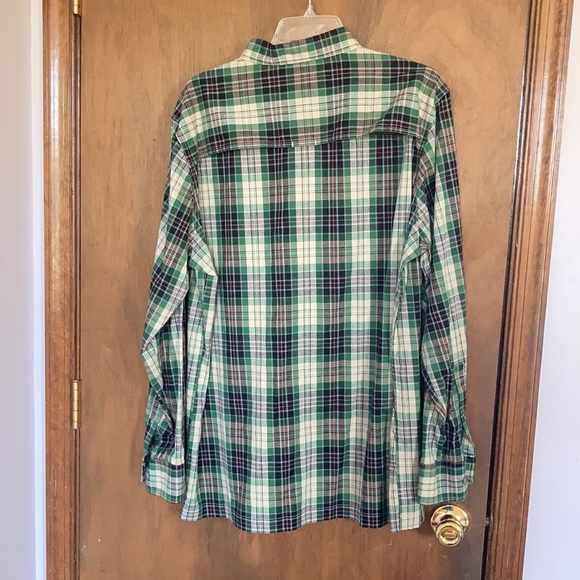 Croft & barrow plaid print quick dry Men’s shirt size L - Picture 7 of 17